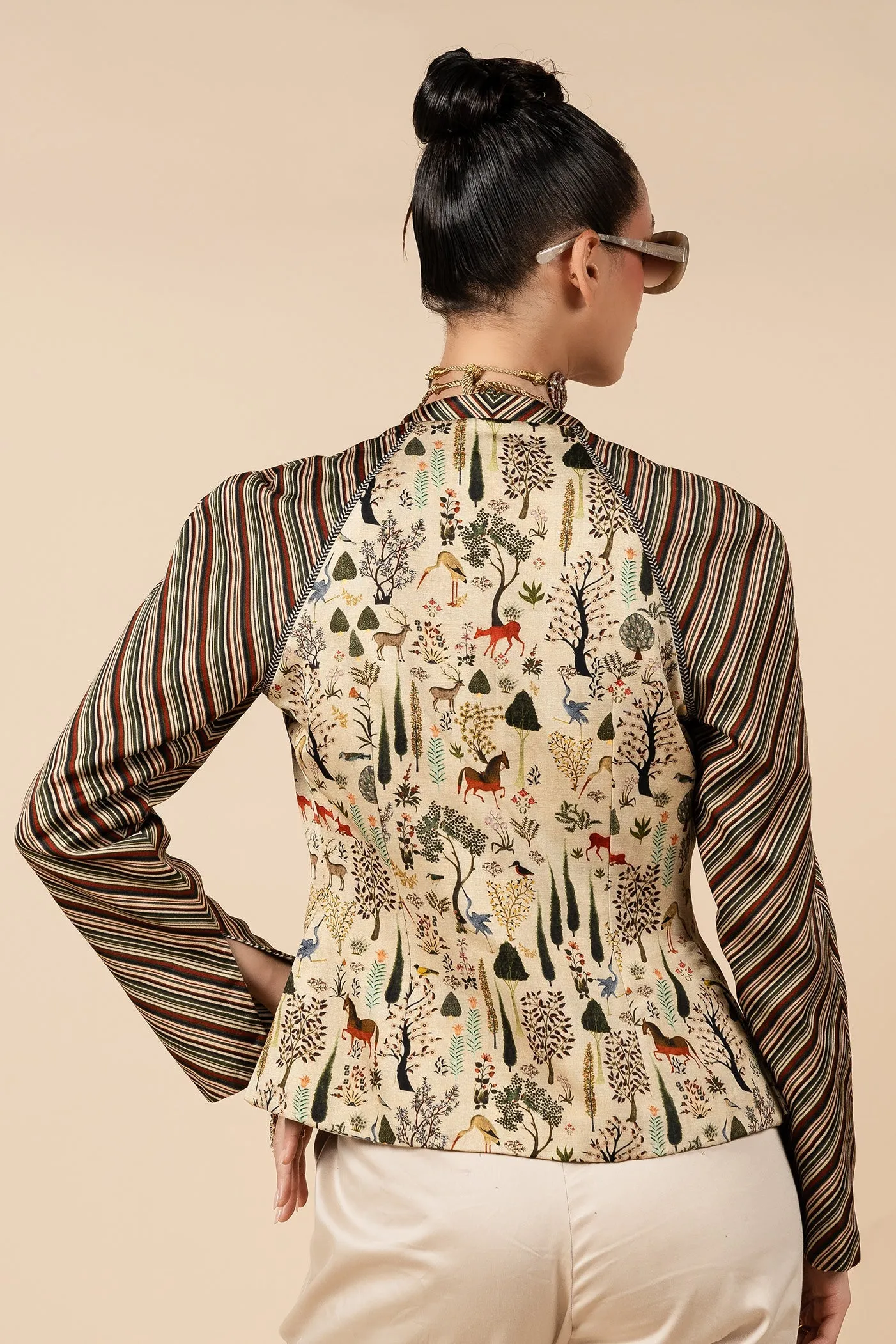 CrãˆMe- Ivory Reversible Ika Jacket
