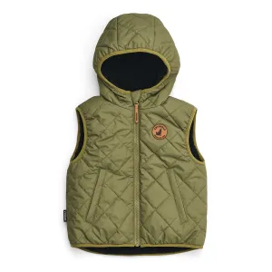 Cry Wolf REVERSIBLE YETI VEST Fern/Black