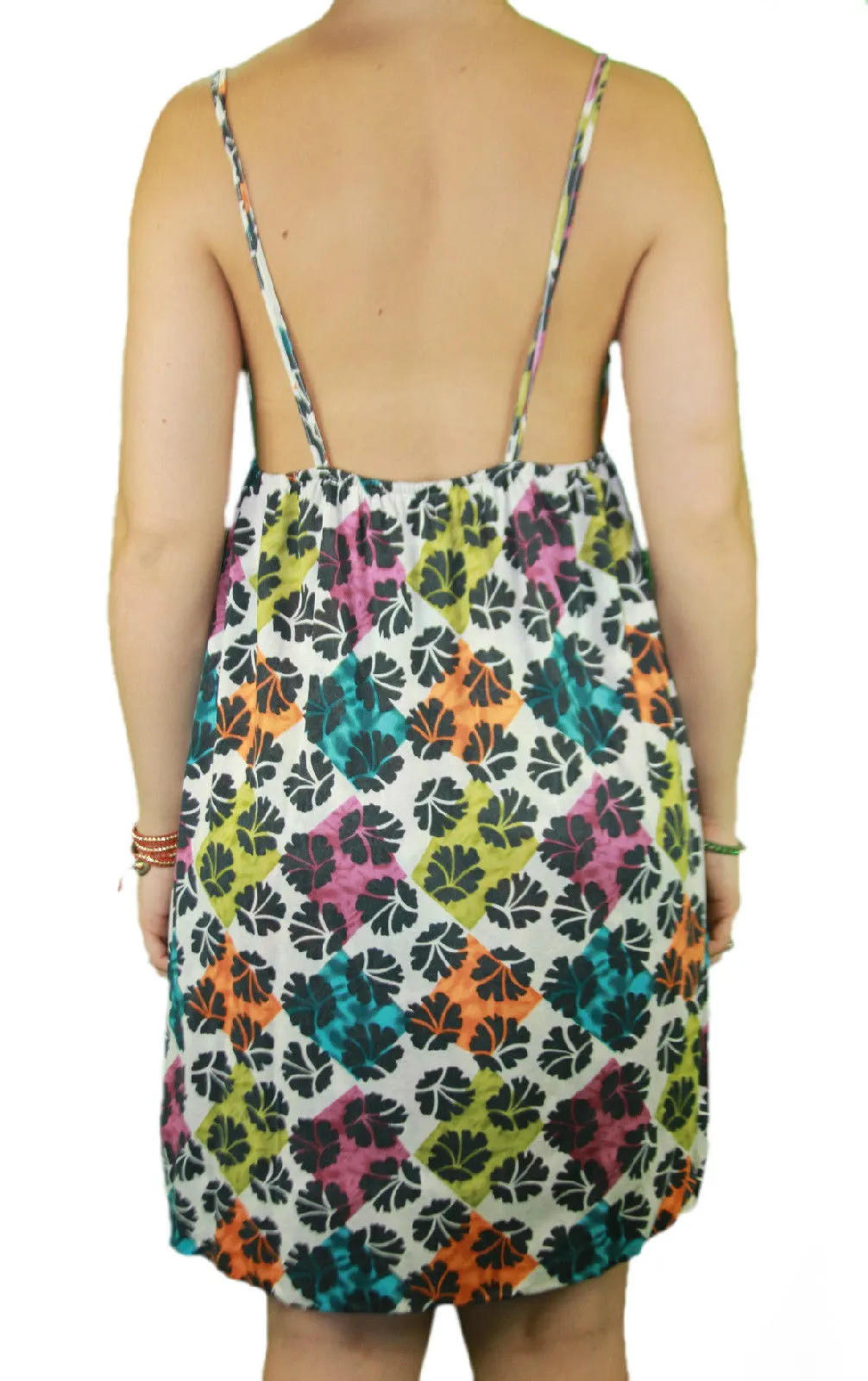 CUSTO BARCELONA Women's Clota Hall Graphic Dress R694118 Sz US 6 / 40