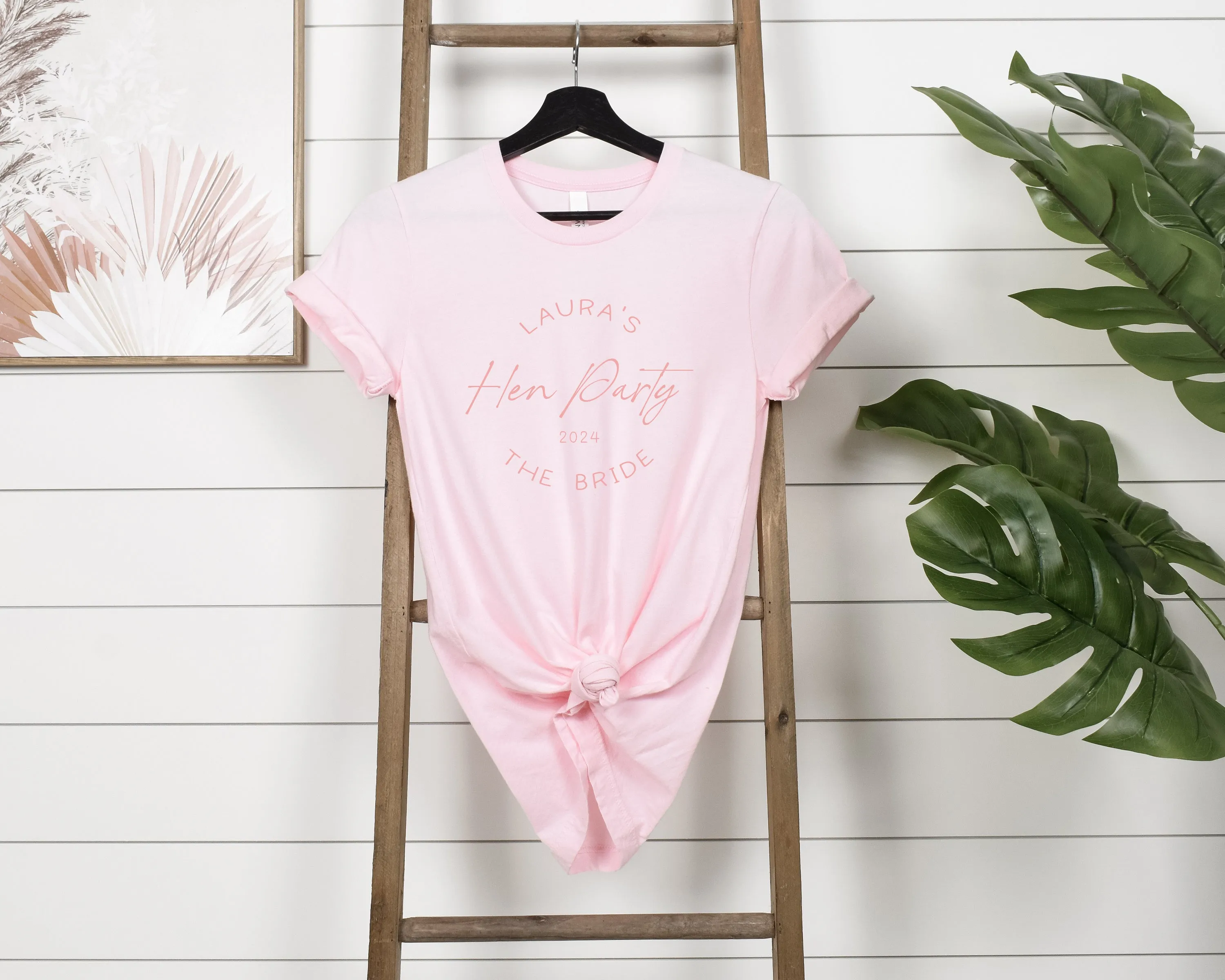 Cute Here Comes The Bride Hen Party T Shirts, Girls Trip Matching Oversized Unisex Tops