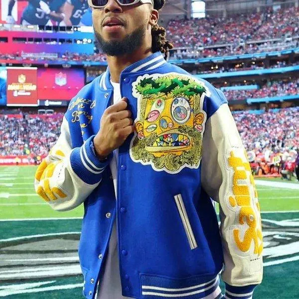 Damar Hamlin Super Bowl Varsity Jacket