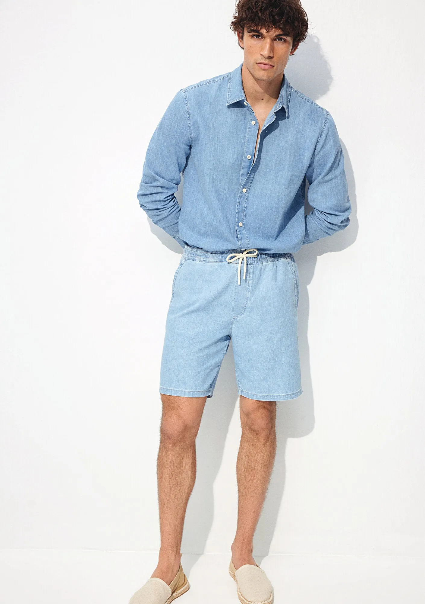 Dayton Bleach Denim Jean Shorts