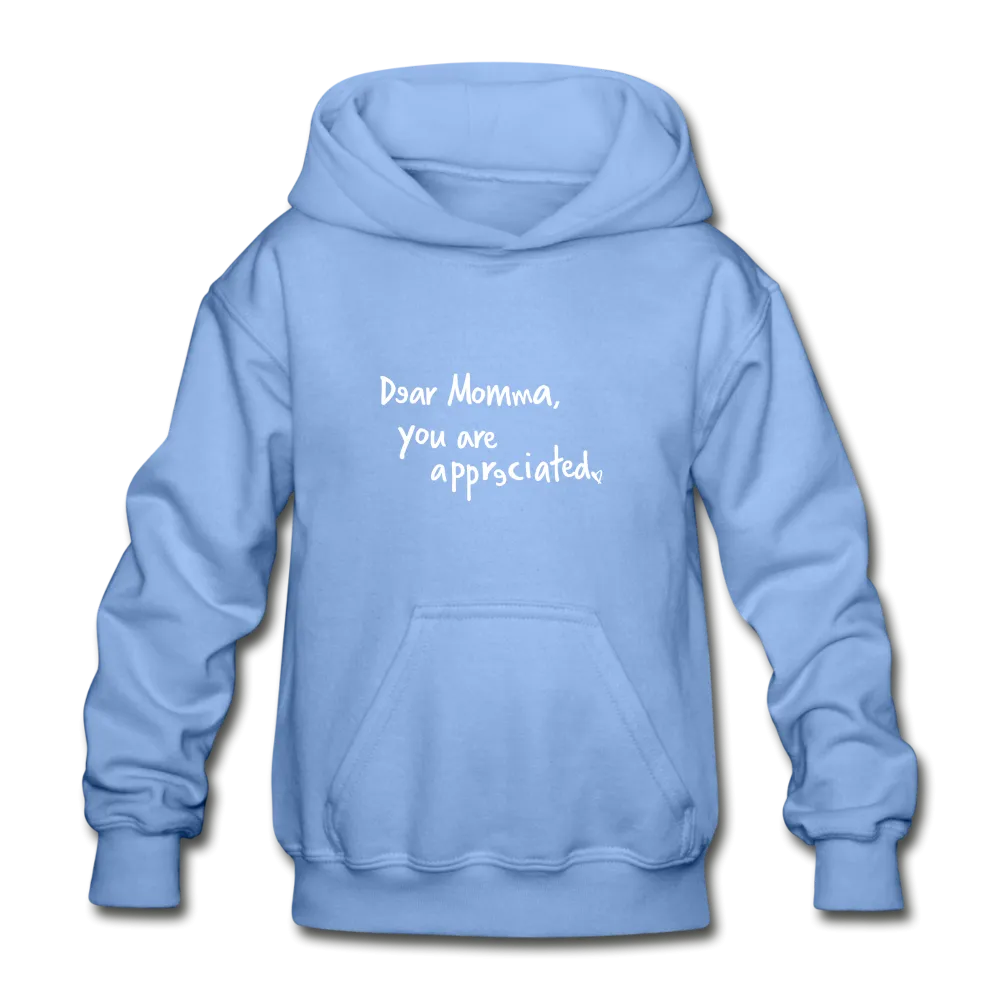 Dear Momma - Youth Gildan Heavy Blend Hoodie