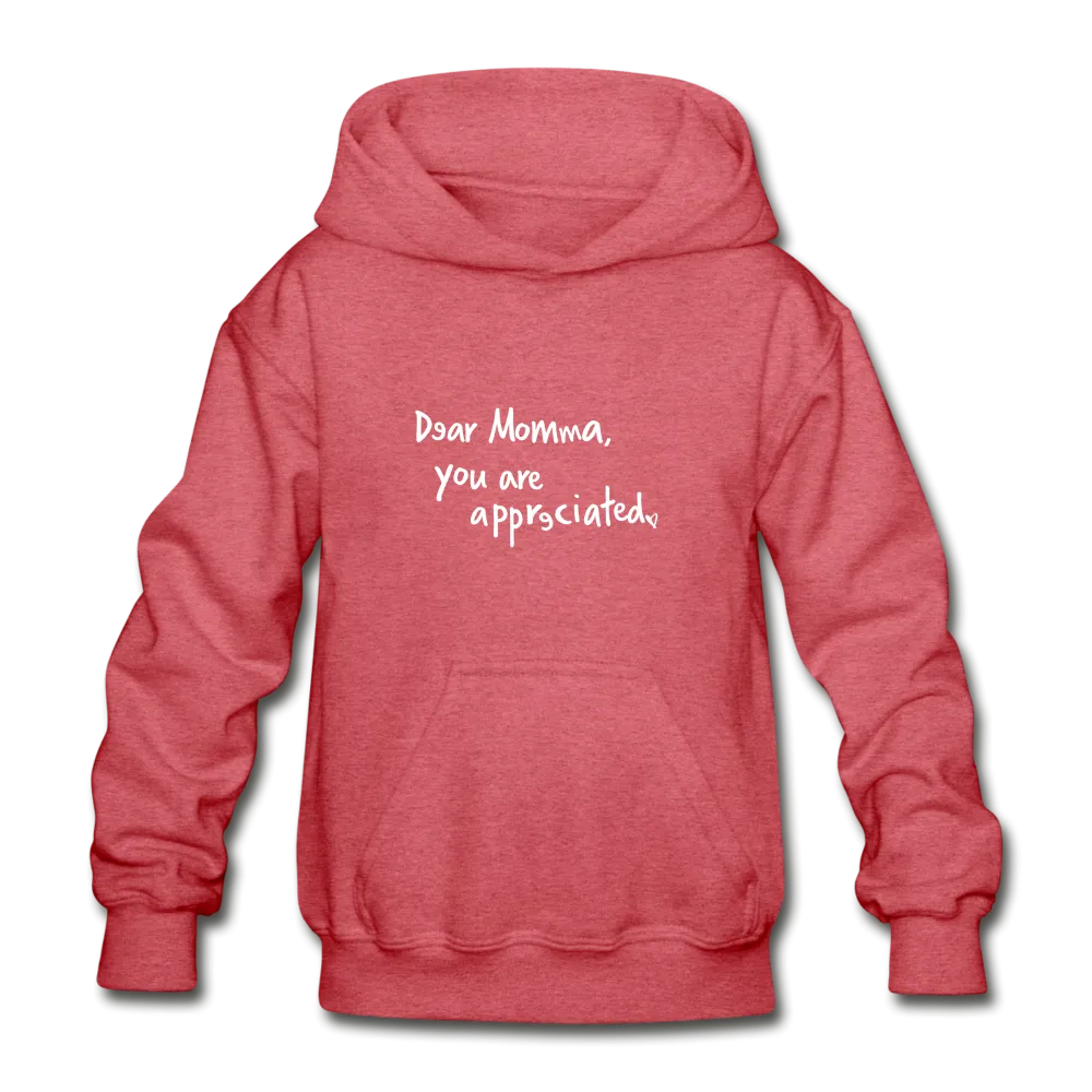 Dear Momma - Youth Gildan Heavy Blend Hoodie