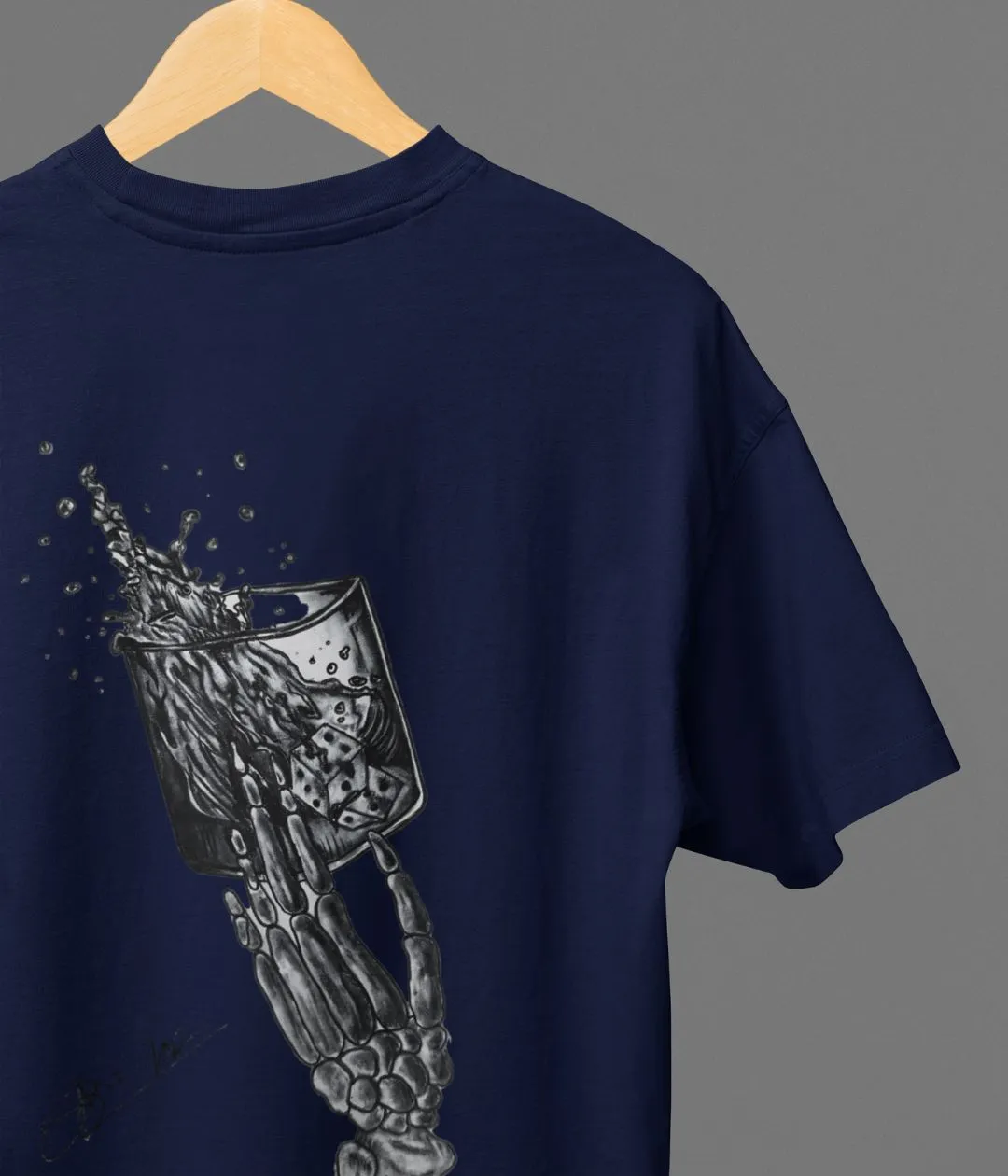Death's Cheers - Oversized Classic T-Shirt - Dark