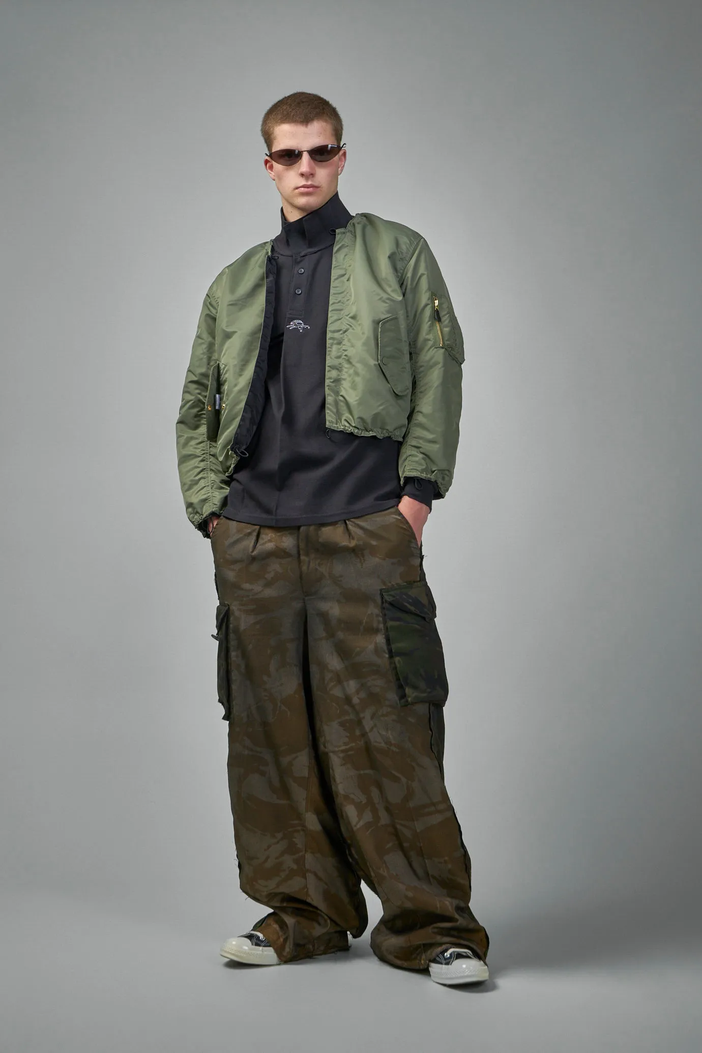 Deflated & Reversible Bomber Jacket