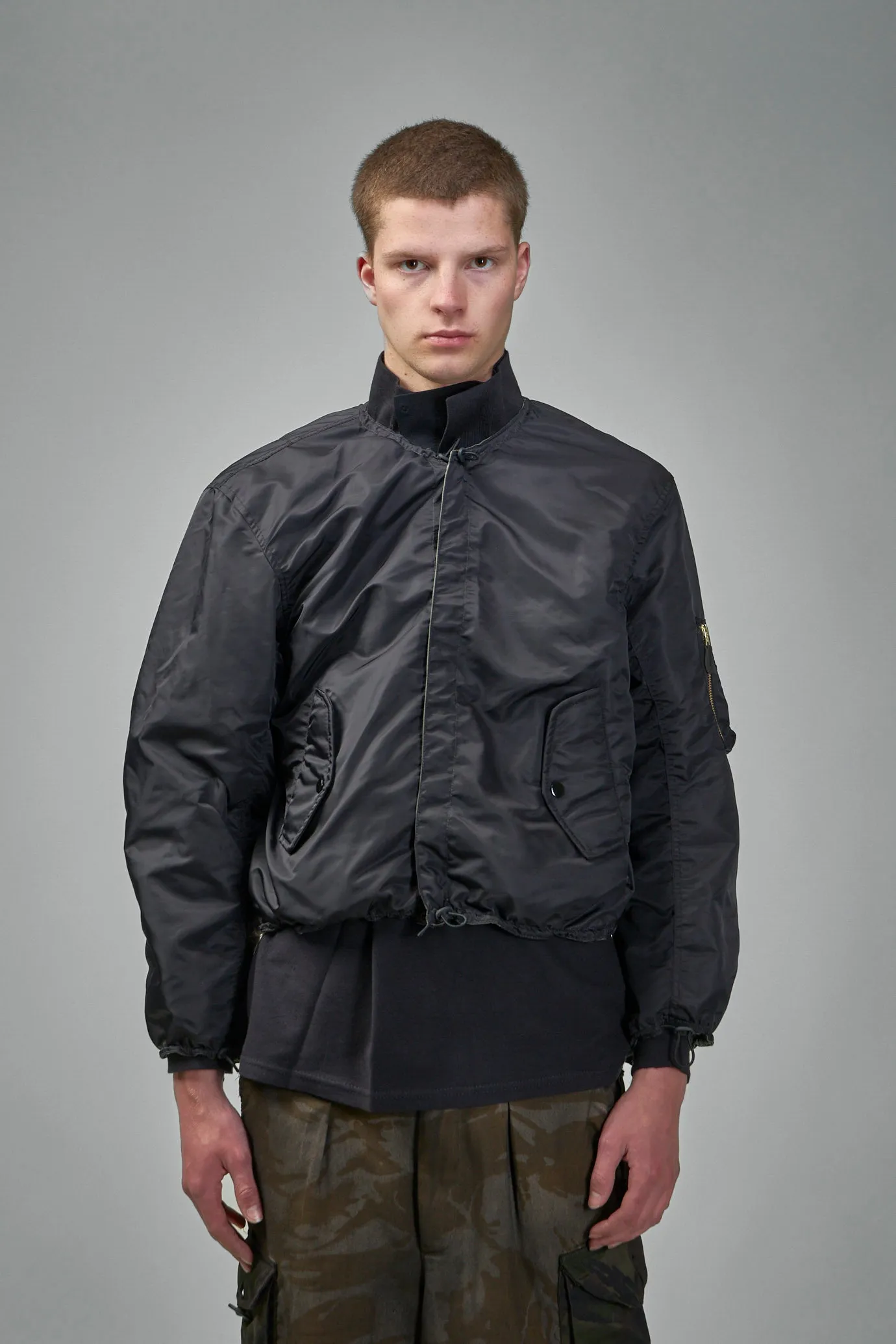 Deflated & Reversible Bomber Jacket