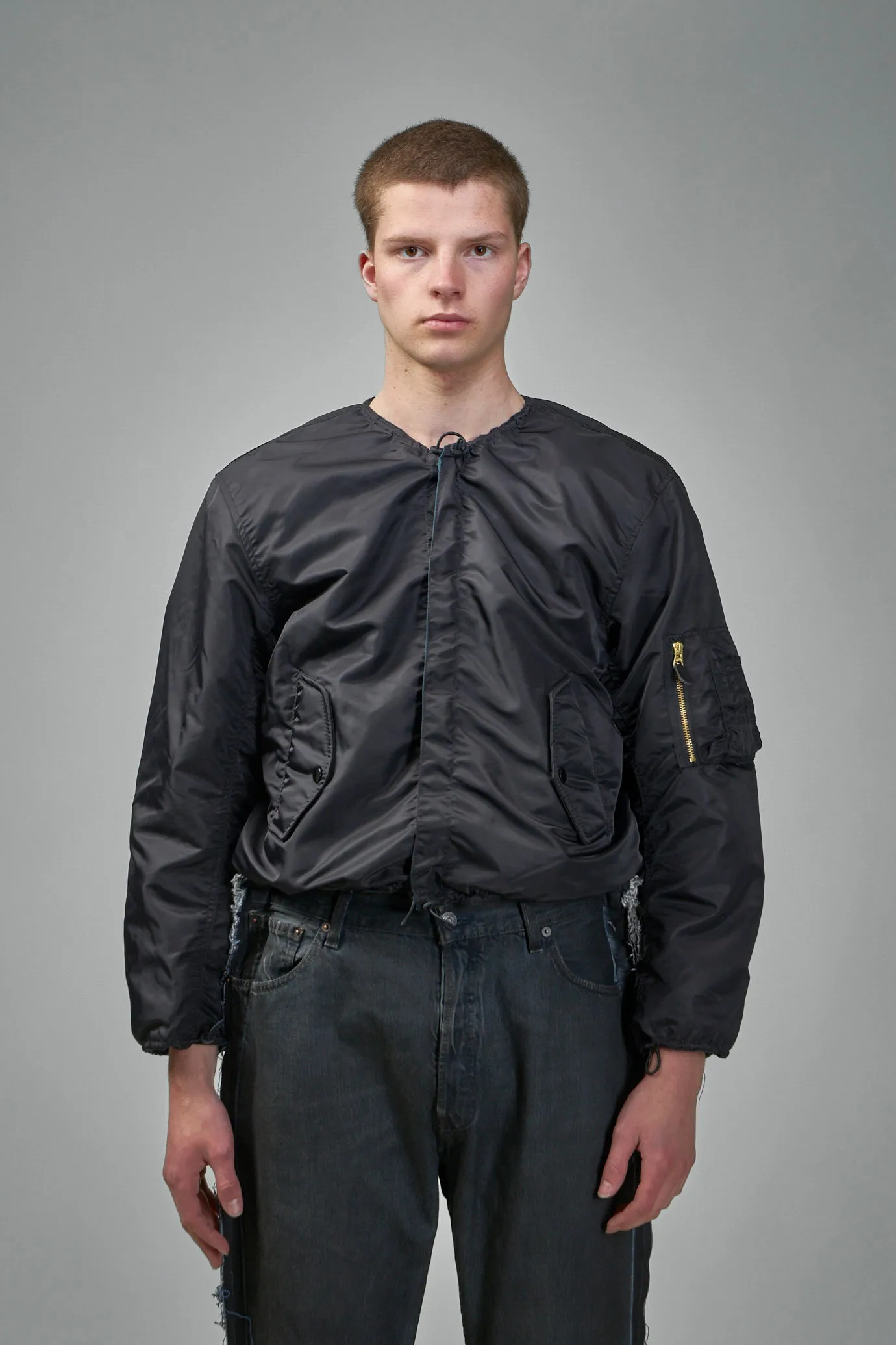 Deflated & Reversible Bomber Jacket