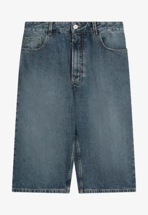 Denim Bermuda Shorts