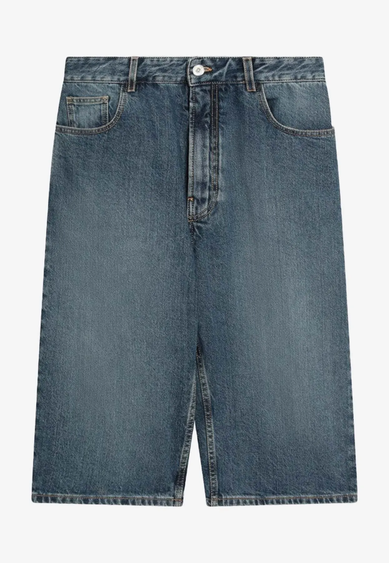 Denim Bermuda Shorts