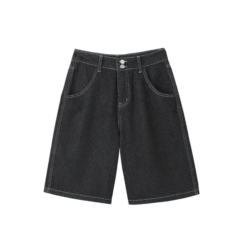 Denim Oversized Shorts