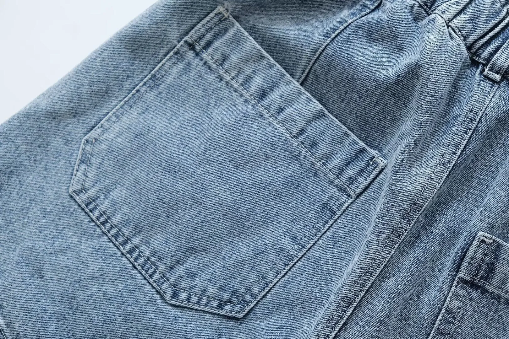 Denim Shorts Women Fashionable All Match Casual Elastic Denim Shorts