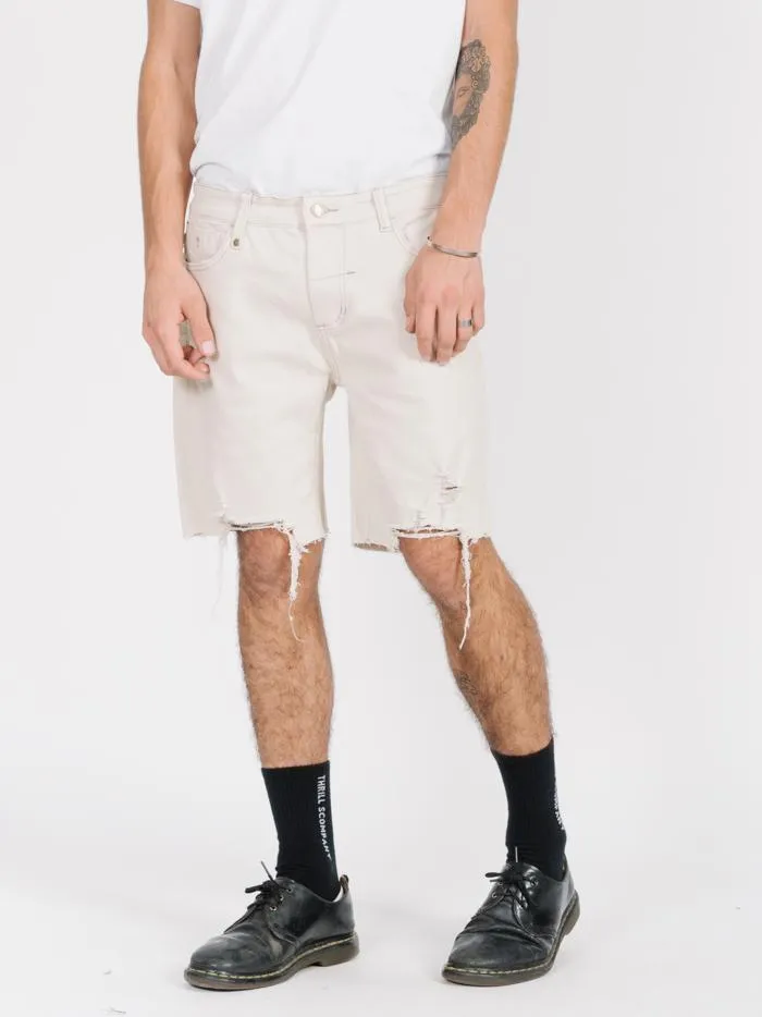 Destroyed Bones Denim Short