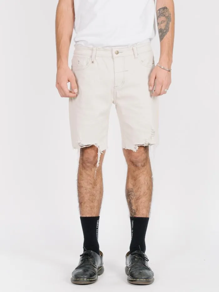 Destroyed Bones Denim Short