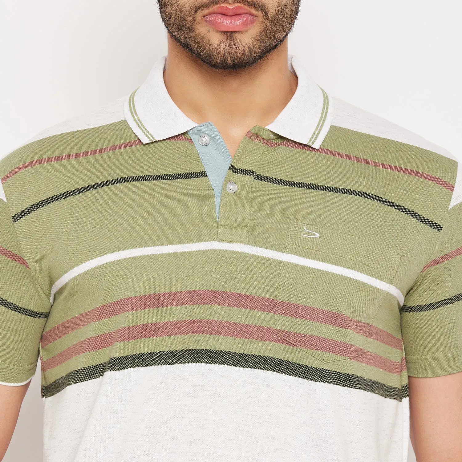 Duke Stardust Men Half Sleeve Polo Neck Cotton T-shirt (4152)