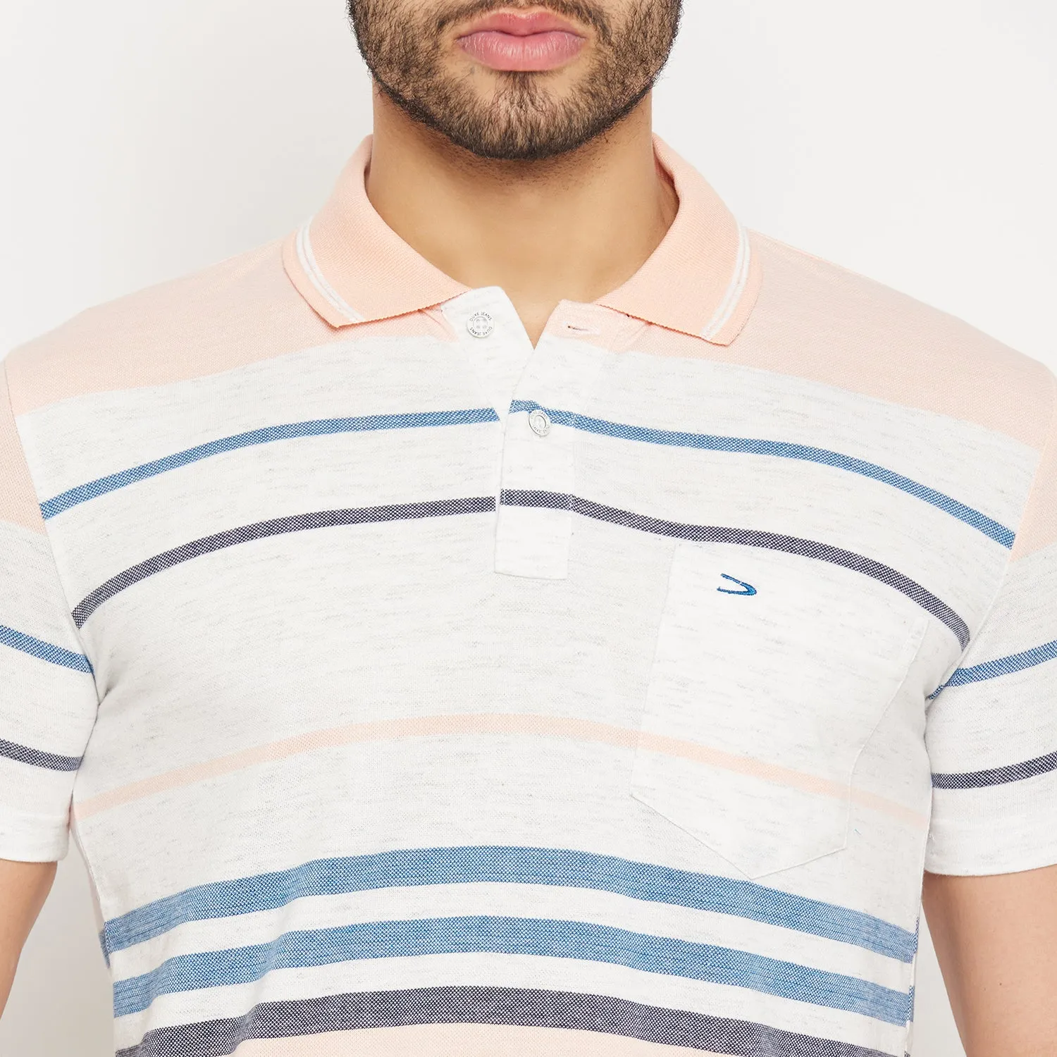 Duke Stardust Men Half Sleeve Polo Neck Cotton T-shirt (4152)