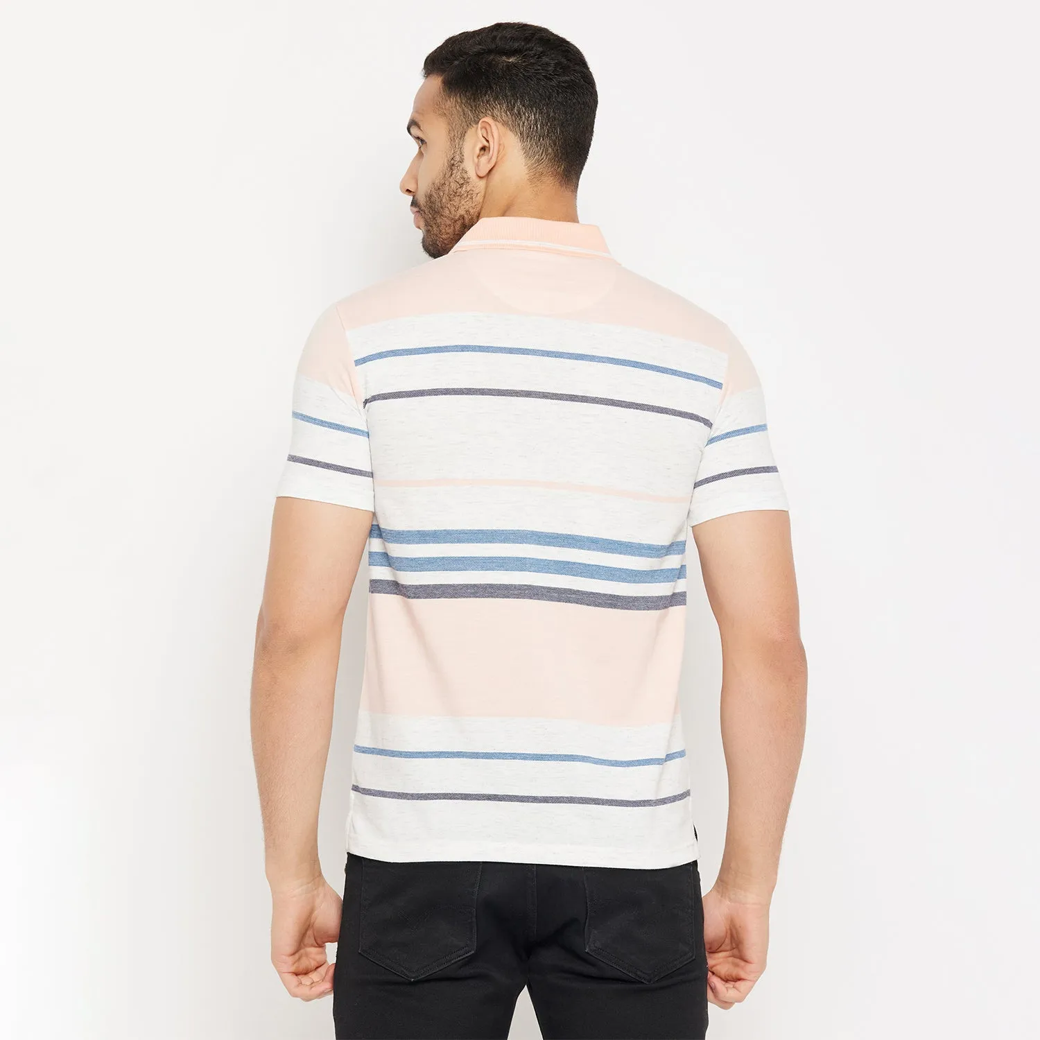 Duke Stardust Men Half Sleeve Polo Neck Cotton T-shirt (4152)