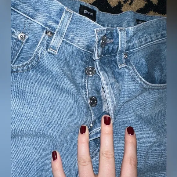 Edwin Denim CAI Short High Waisted Shorts Sz. 28 Anthologie