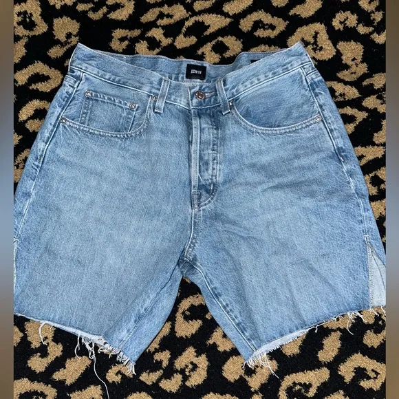 Edwin Denim CAI Short High Waisted Shorts Sz. 28 Anthologie
