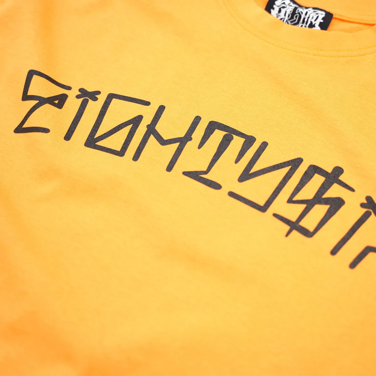 Eighty6 Oversized Tribal Tee in Gold