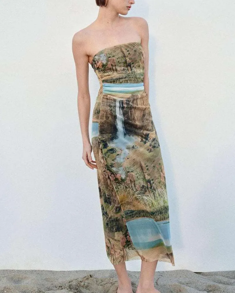 Elvira Falls Stylish Tube Dress