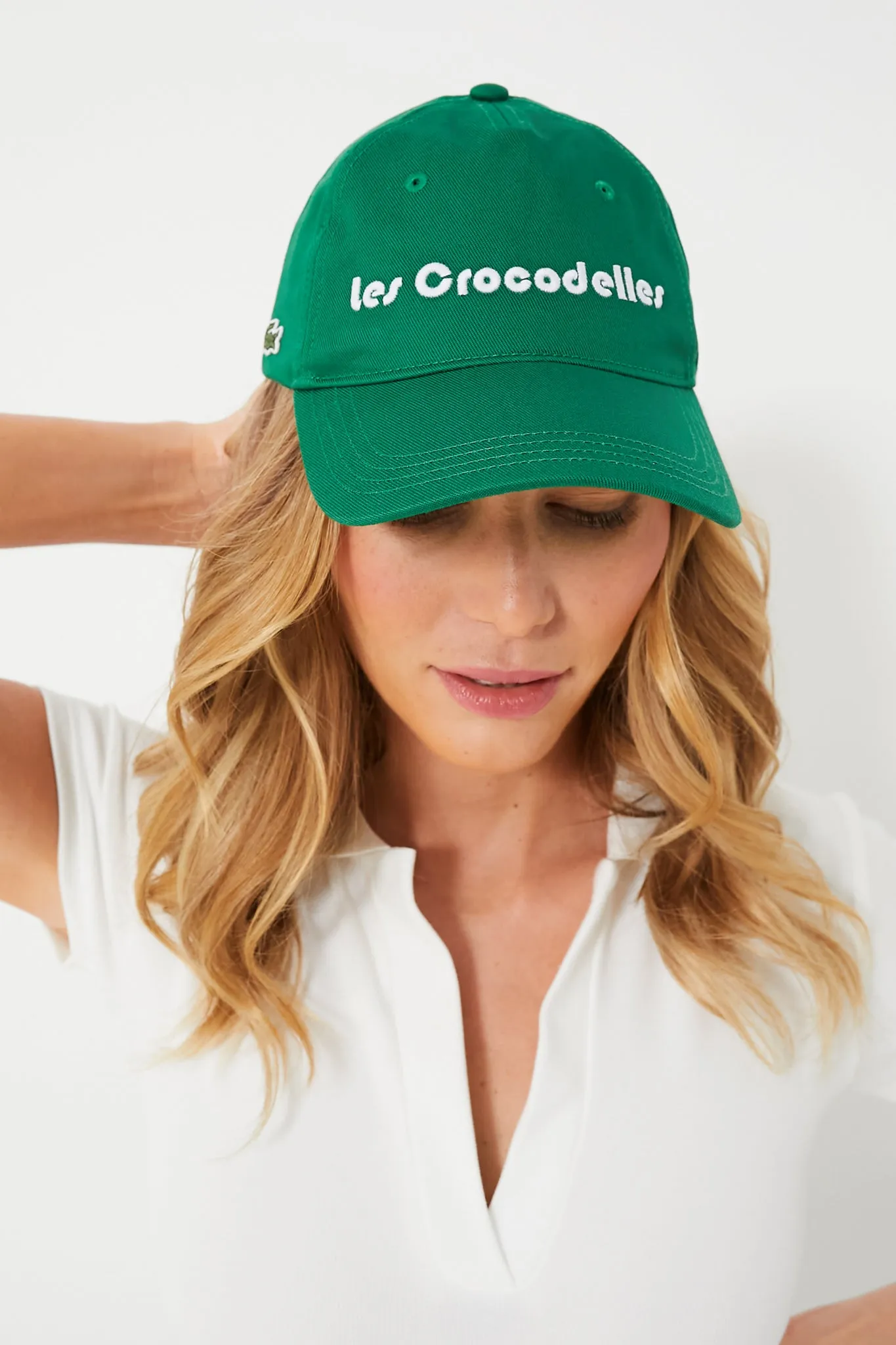 Embroidered Les Crocodelles Hat