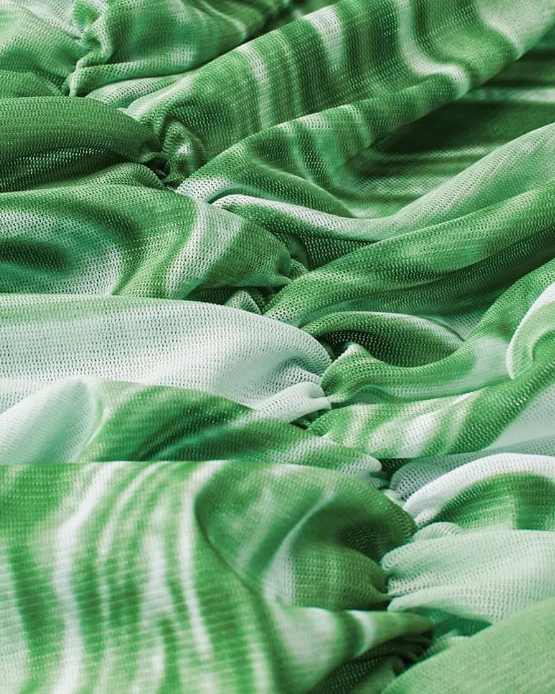 Emerald Envy Stylish Halter Dress