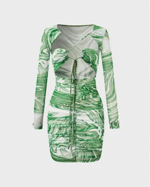 Emerald Envy Stylish Halter Dress