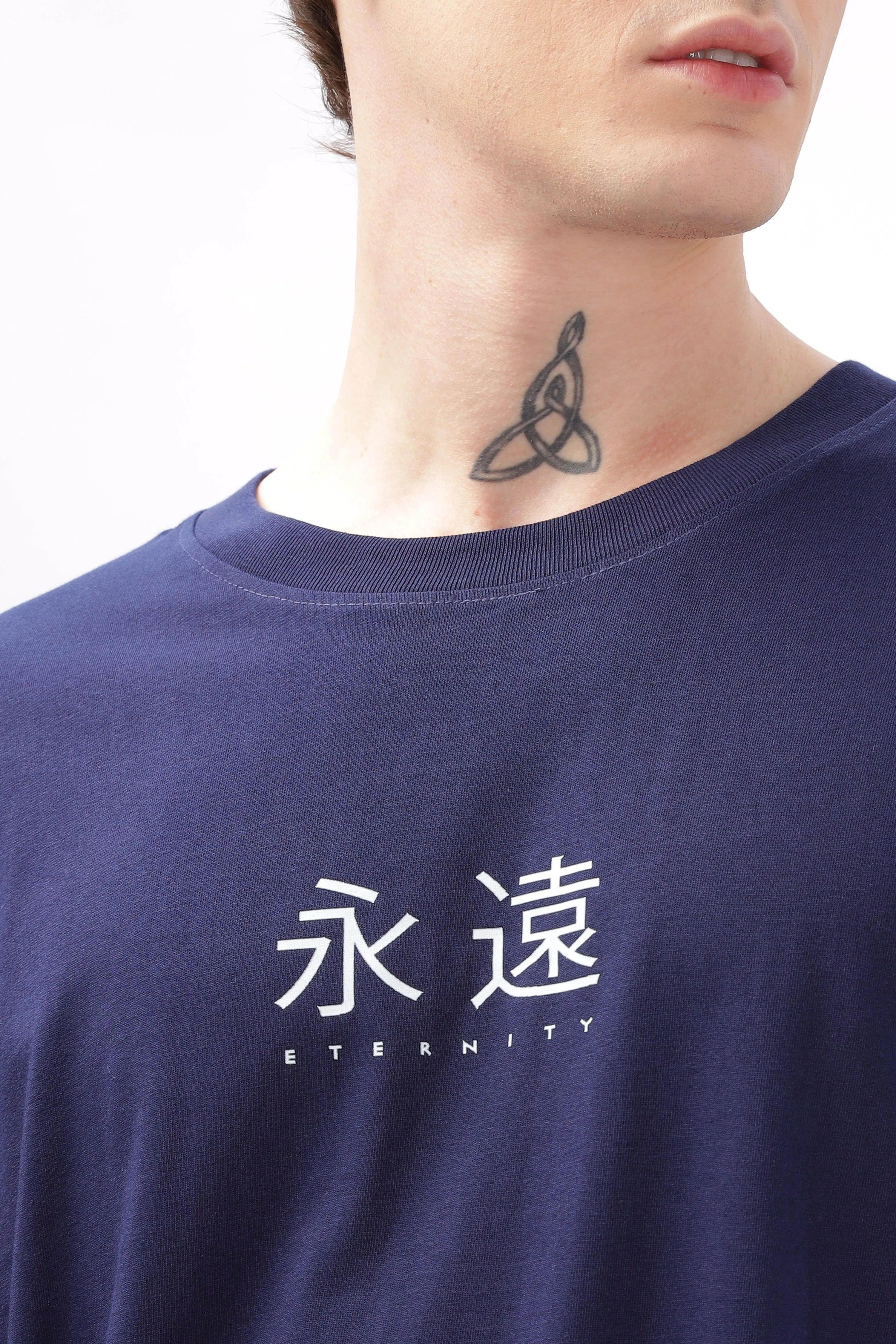 Eternity Navy Blue Oversized T-shirt
