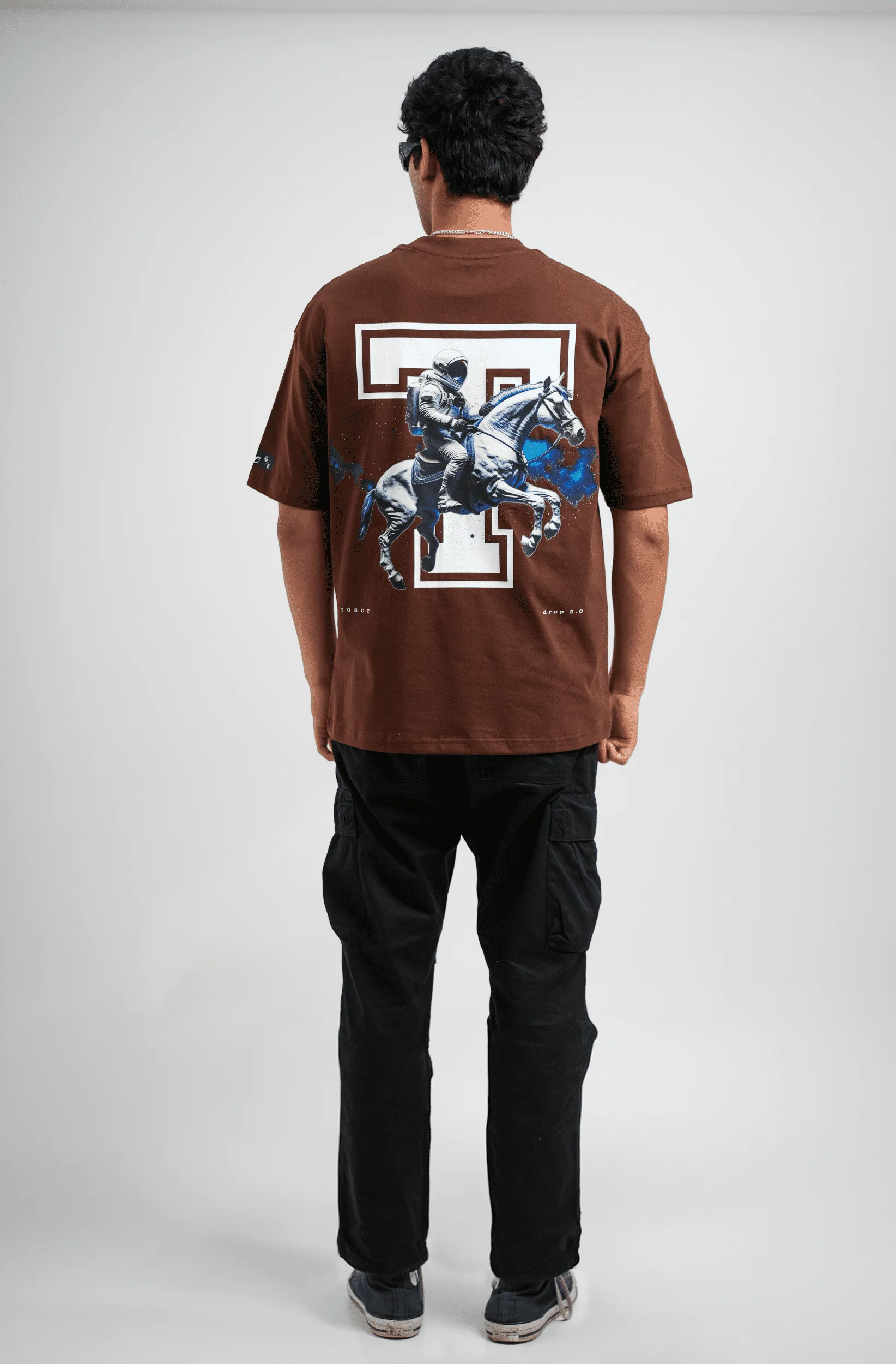Explorer Printed Drop Shoulder T-shirt - WAREHOUSE SALE
