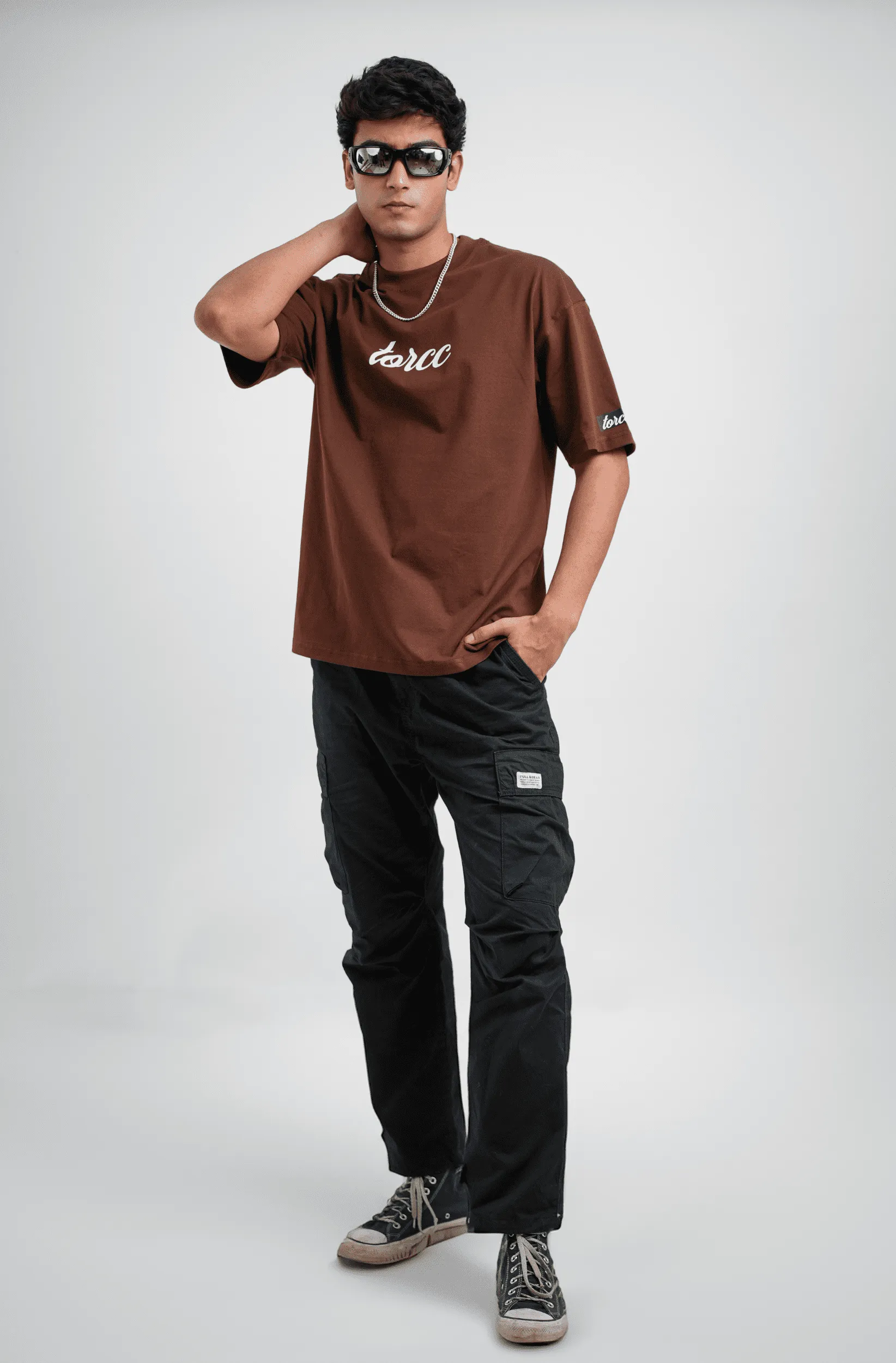 Explorer Printed Drop Shoulder T-shirt - WAREHOUSE SALE