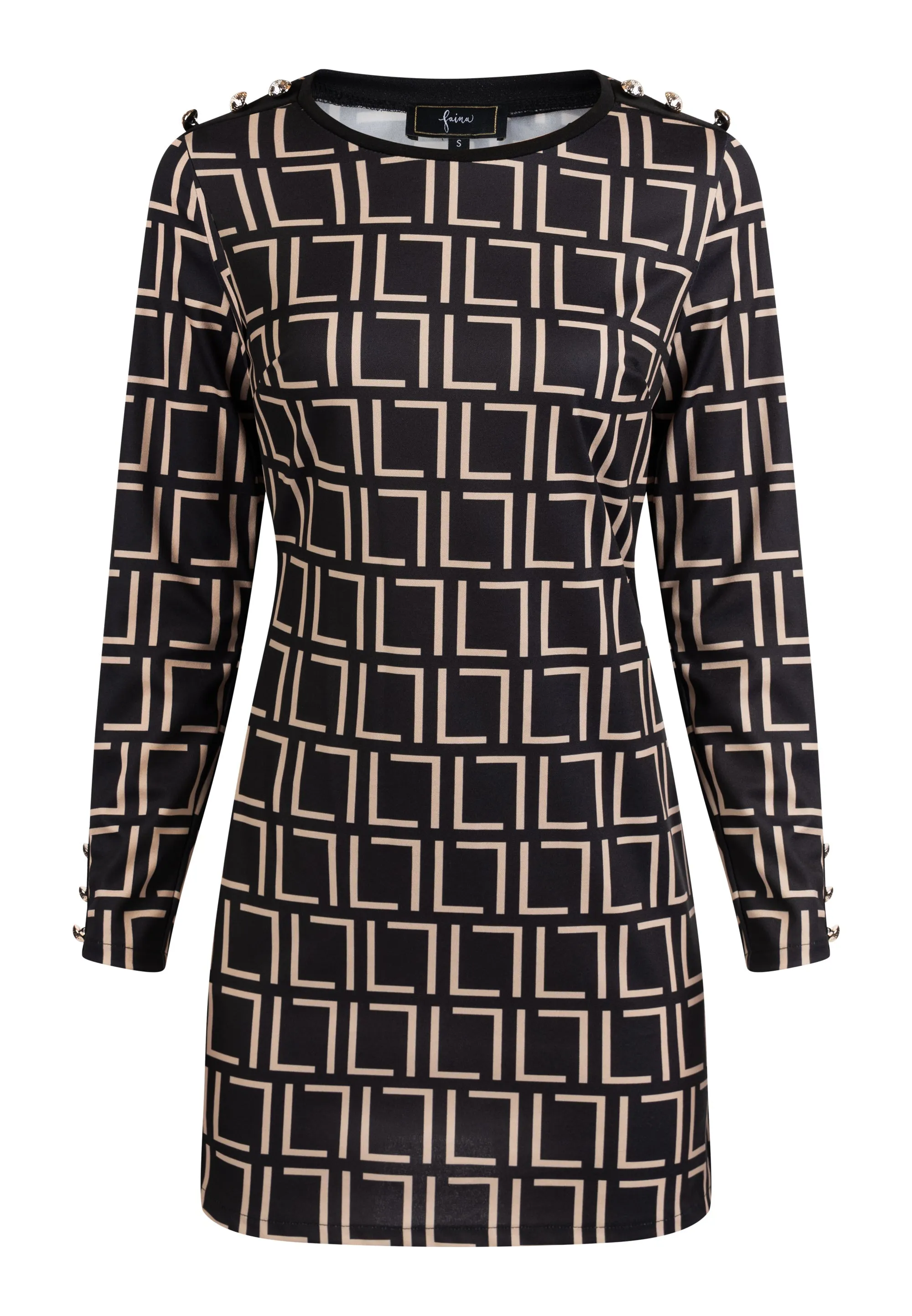 faina Women's Mini Dress With A Graphic Pattern