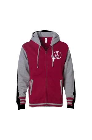 Fatal Elegance UNISEX VARSITY ZIP HOOD