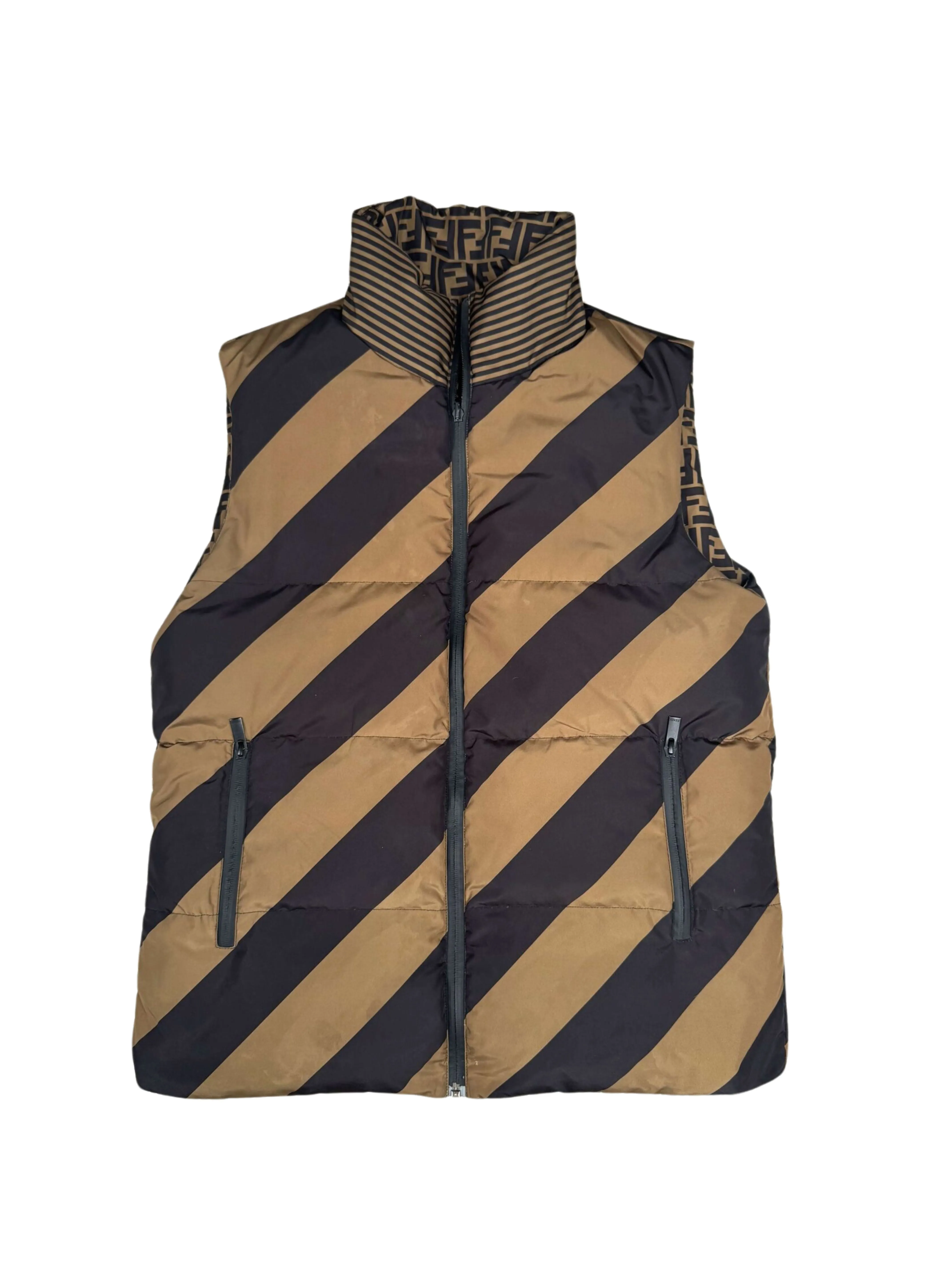 Fendi FF Reversible Gilet - Brown