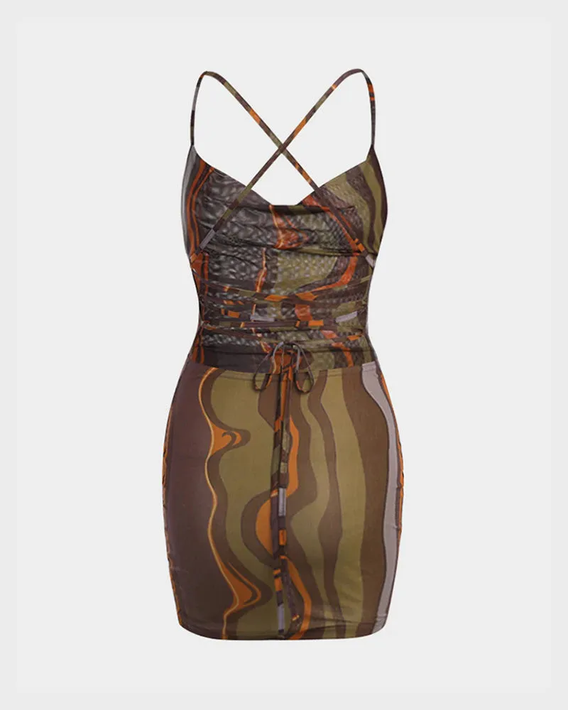 Fiery Screens Mesh Dress