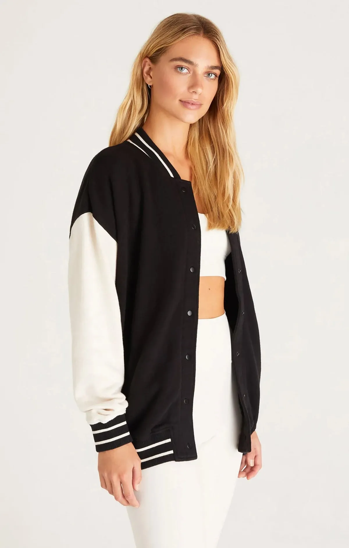 FINAL SALE Varsity Fleece Jacket