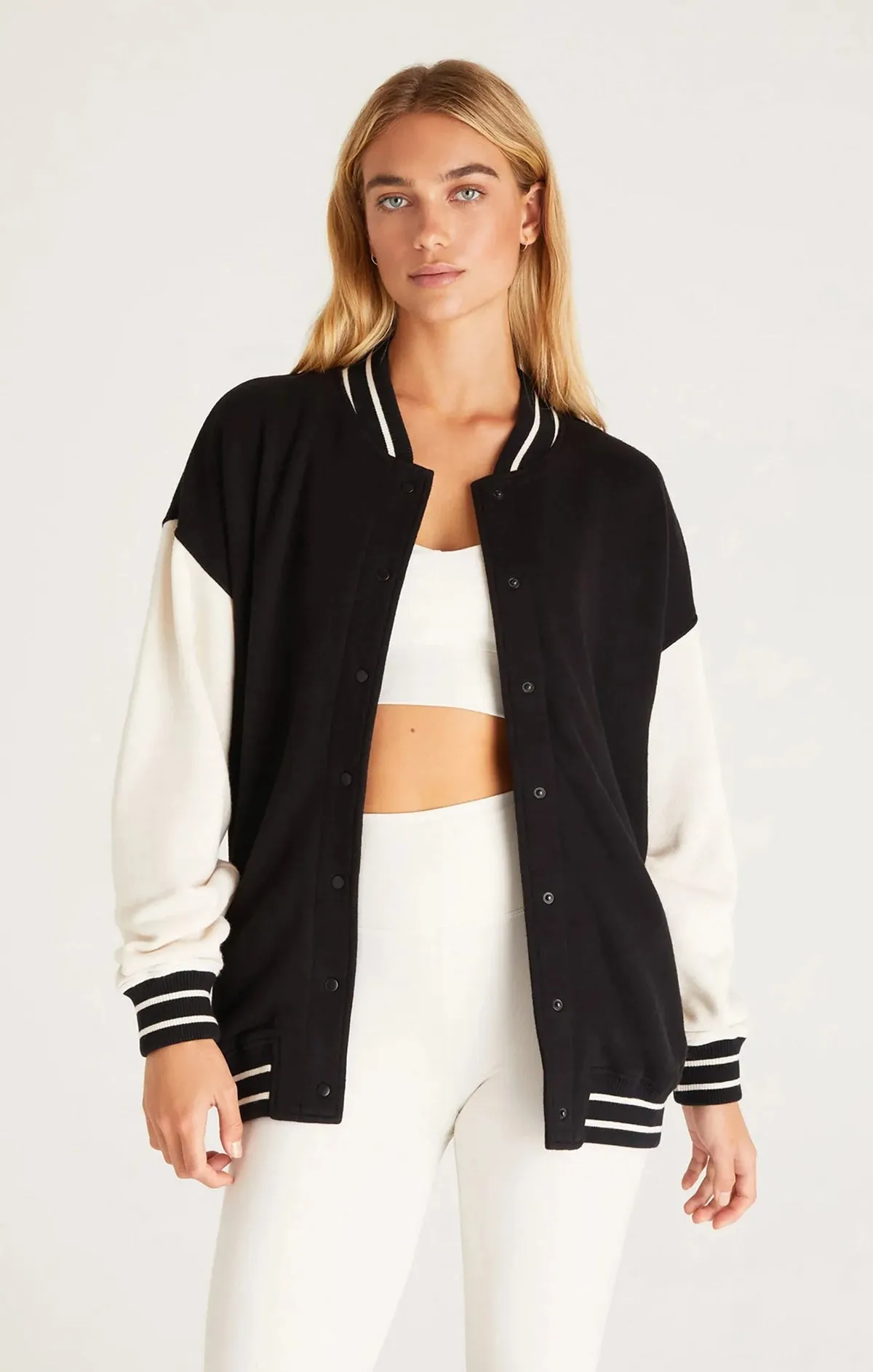 FINAL SALE Varsity Fleece Jacket