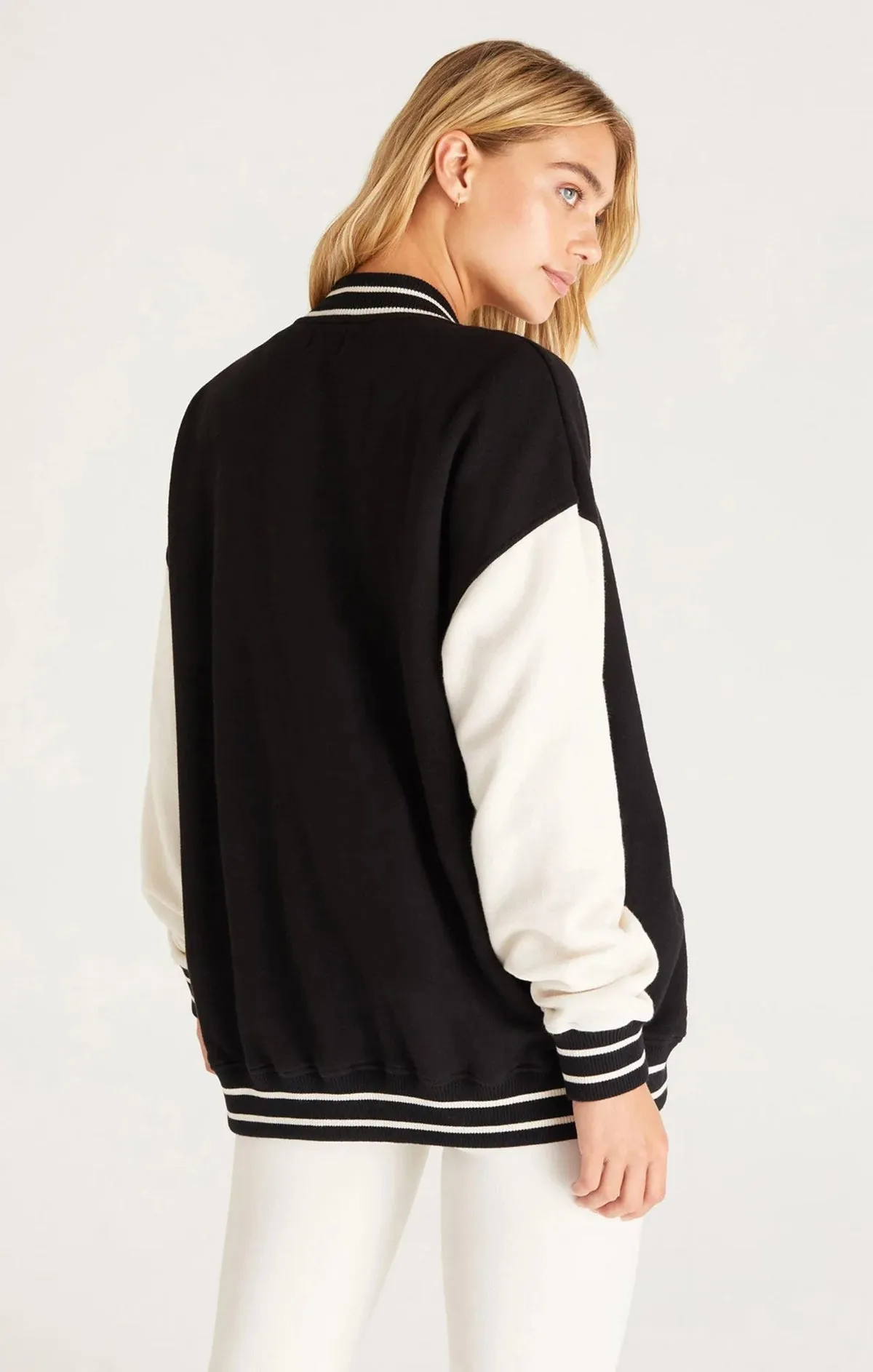 FINAL SALE Varsity Fleece Jacket