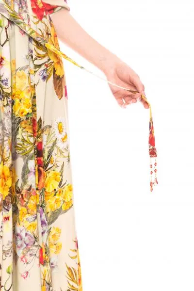 Floral Beauty Shirt-Dress - Frozen Dew Floral -