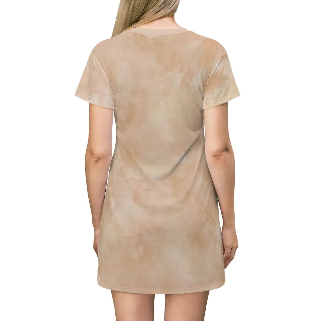 Flower Child - All Over Print T-Shirt Dress