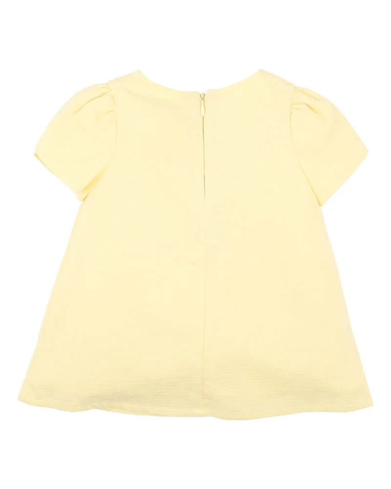 FOX & FINCH CANDY BLOSSOM FLOWER APPLIQUE DRESS