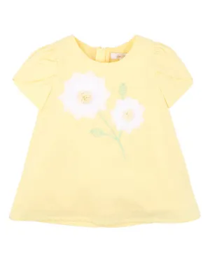 FOX & FINCH CANDY BLOSSOM FLOWER APPLIQUE DRESS