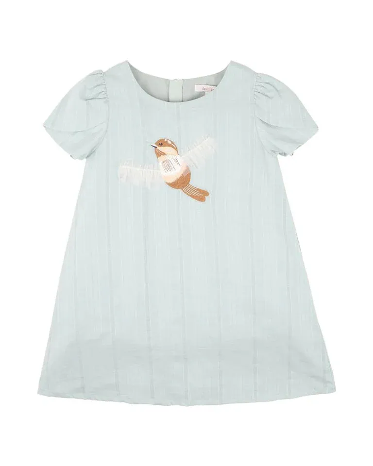 FOX & FINCH SWEET SPOT FLYING BIRD DRESS 3-7YRS
