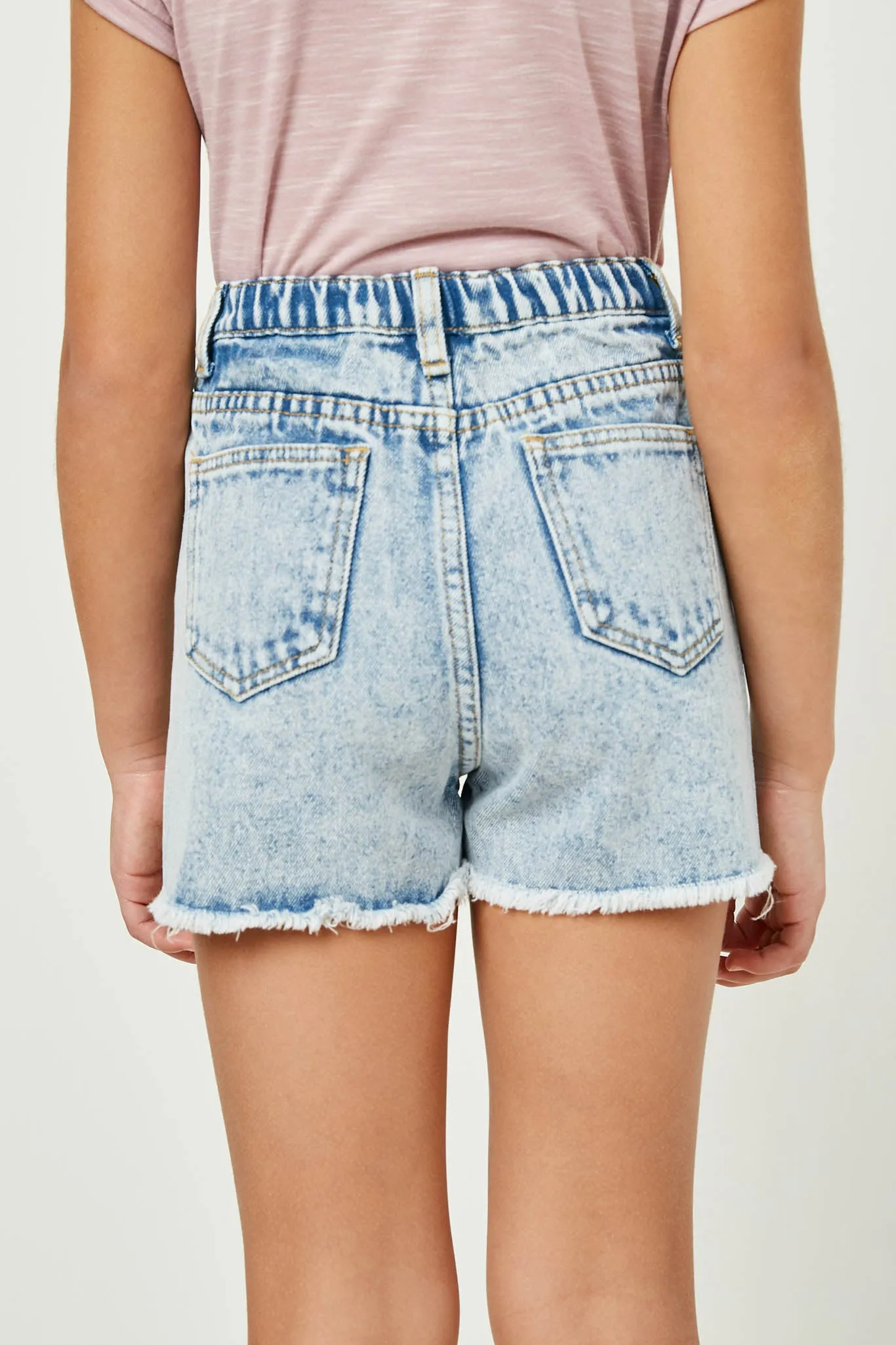 Frayed Distressed Shorts