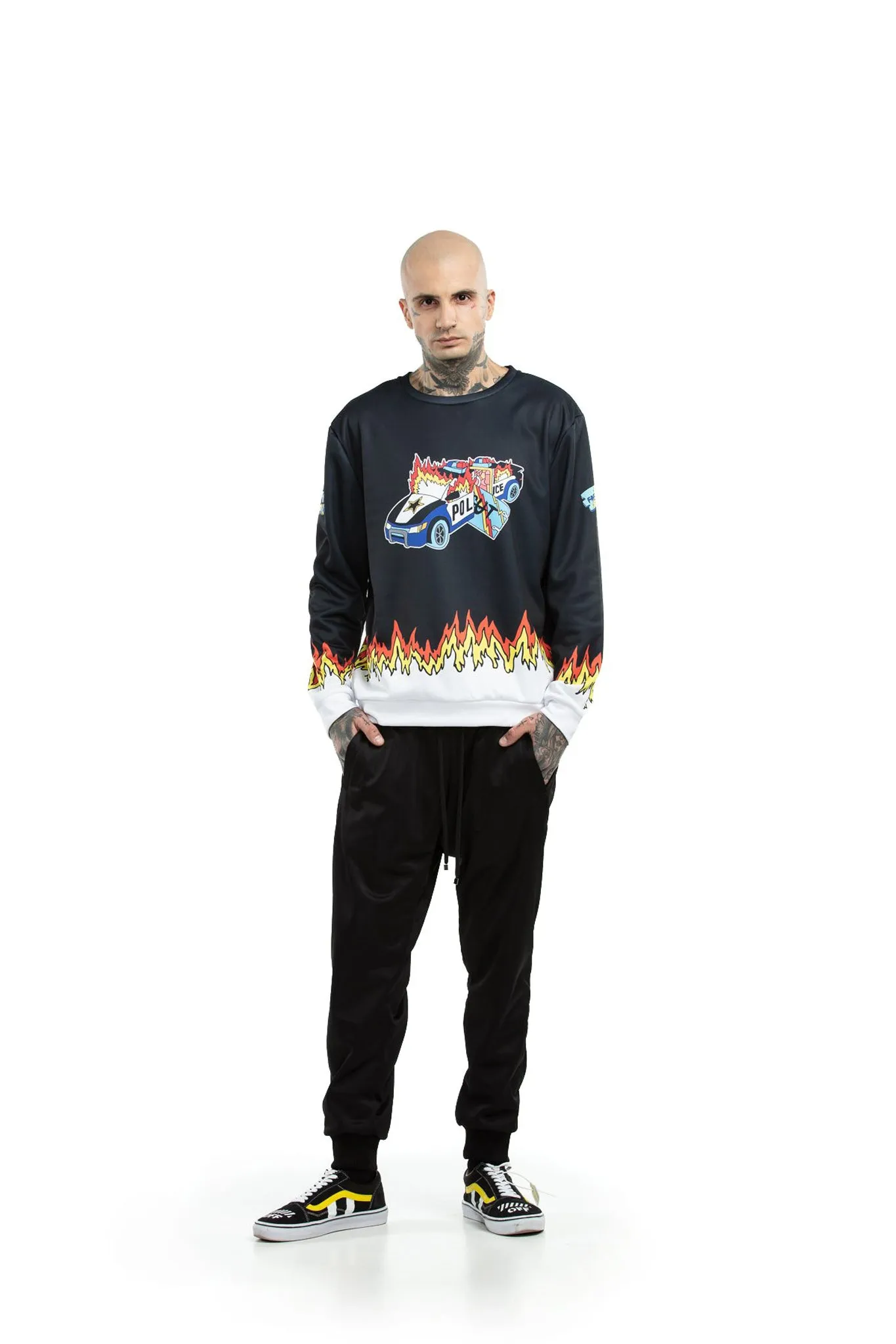 FRESH CUT police [Black] - Sweatshirts