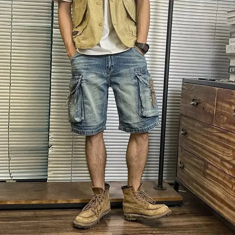 FreshStyle American Trend Denim Shorts