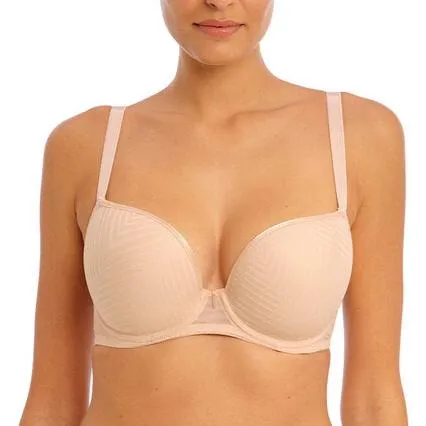 Freya Tailored Moulded Plunge T-Shirt Bra Naturally Nude