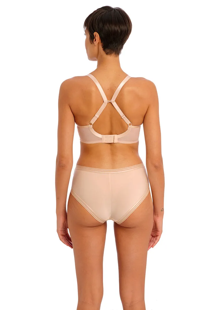 Freya Tailored Moulded Plunge T-Shirt Bra Naturally Nude