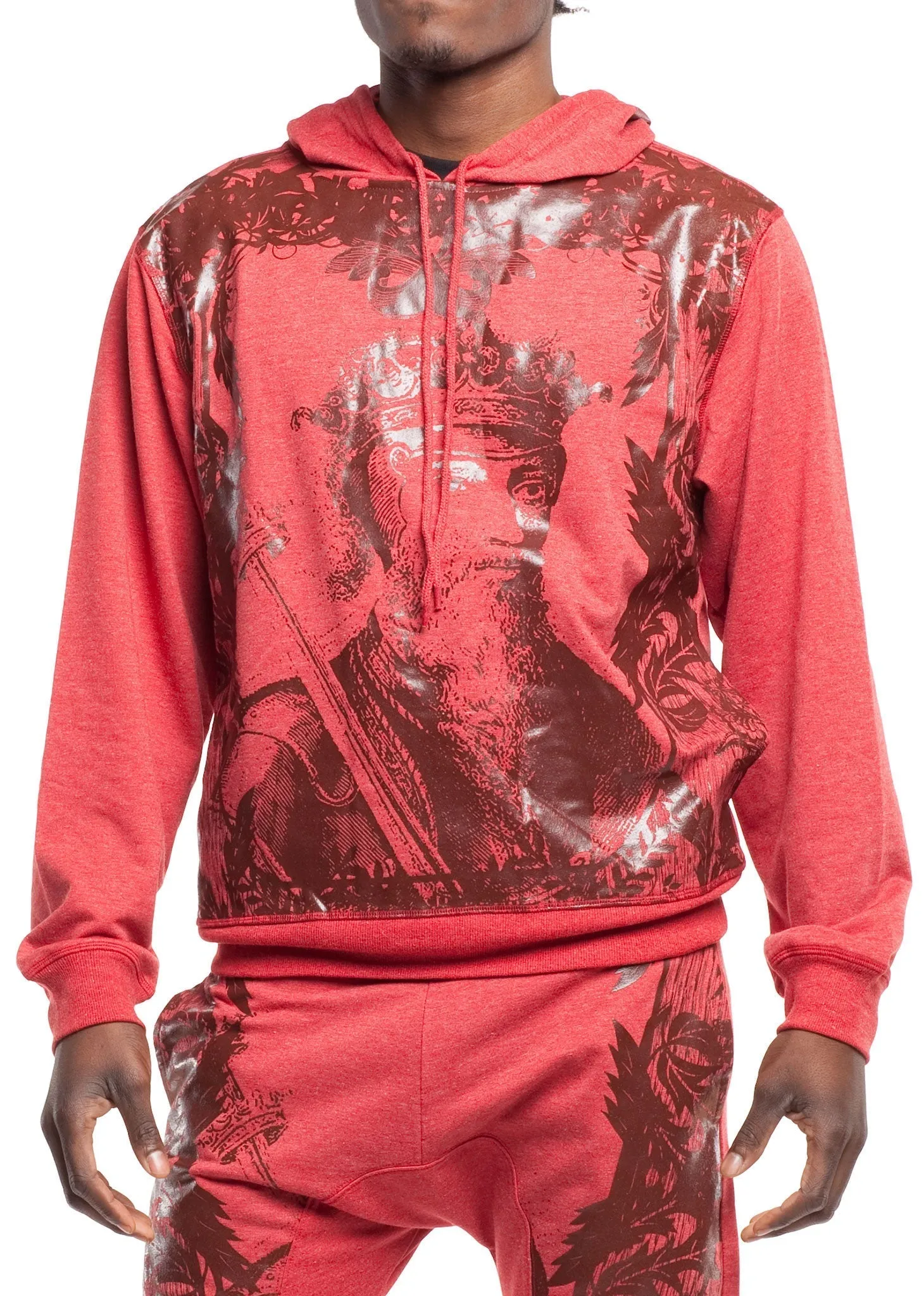 Gel Print French Terry Hoodie