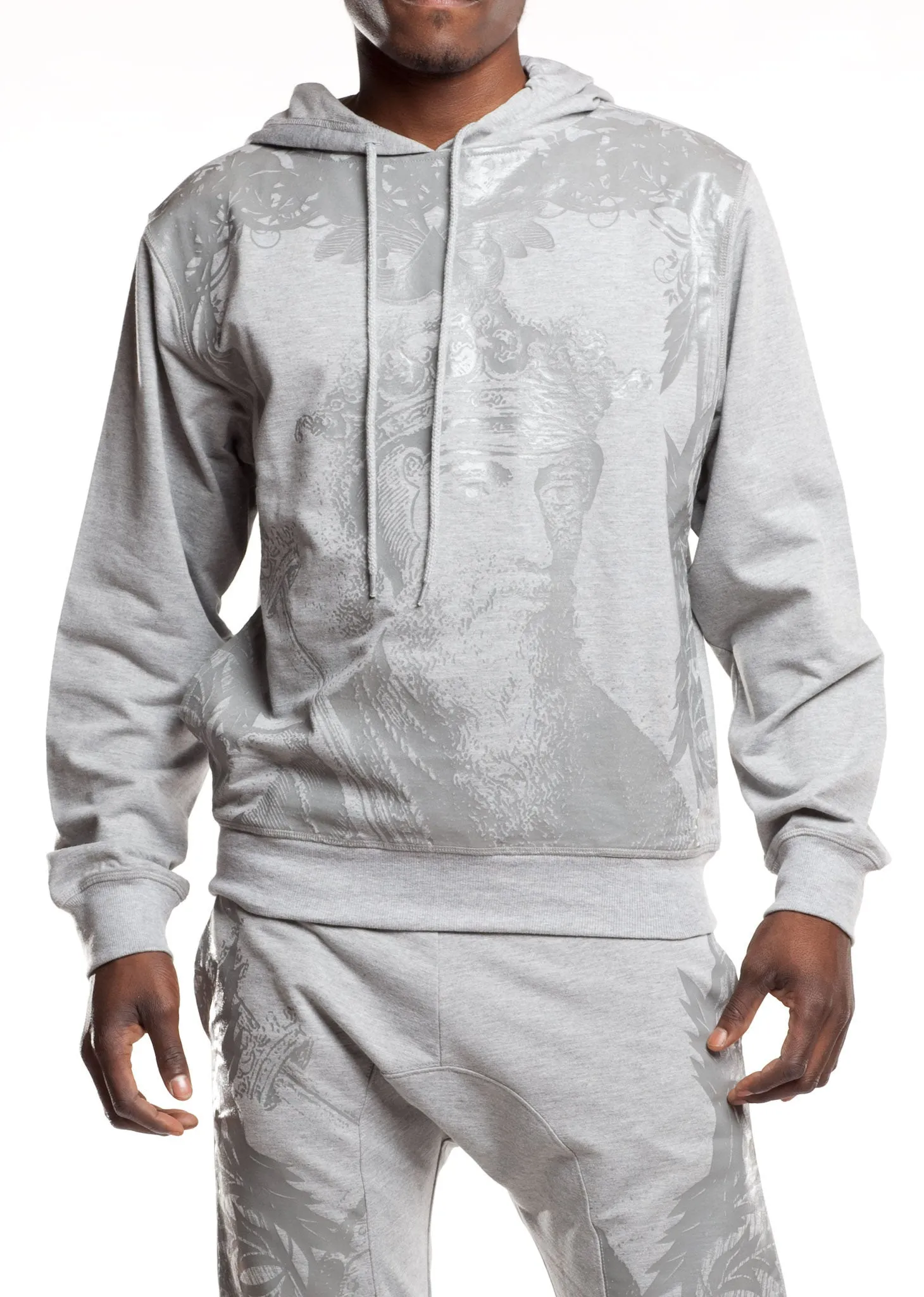 Gel Print French Terry Hoodie